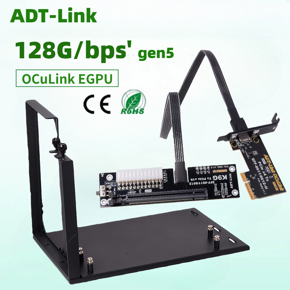 Oculink Egpu Mini Pc - PCIE 5.0 x4 zu OCuLink SFF-8611
