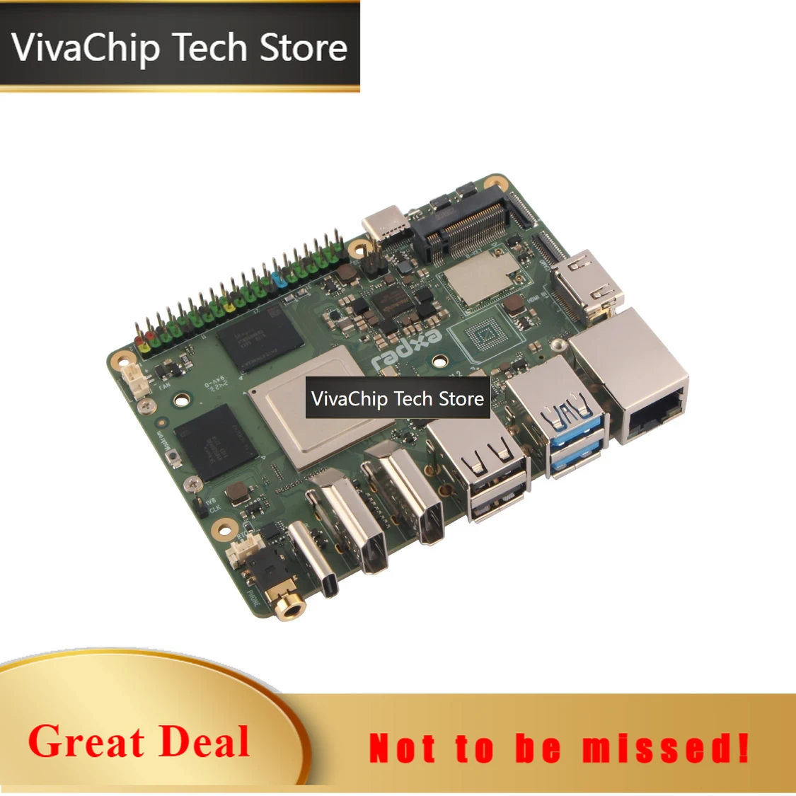 Rockchip Rk3588 Development Board - VivaChip TechRadxa ROCK 5B+ Rockchip RK3588